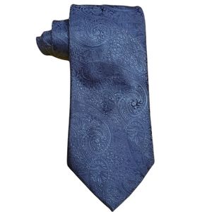 Amanti Blue Paisley Neck Tie